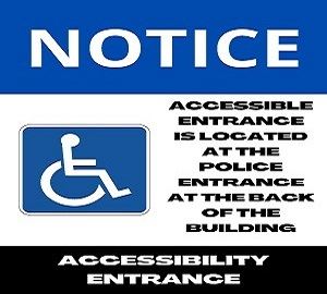 Accessible Entrance (PDF)