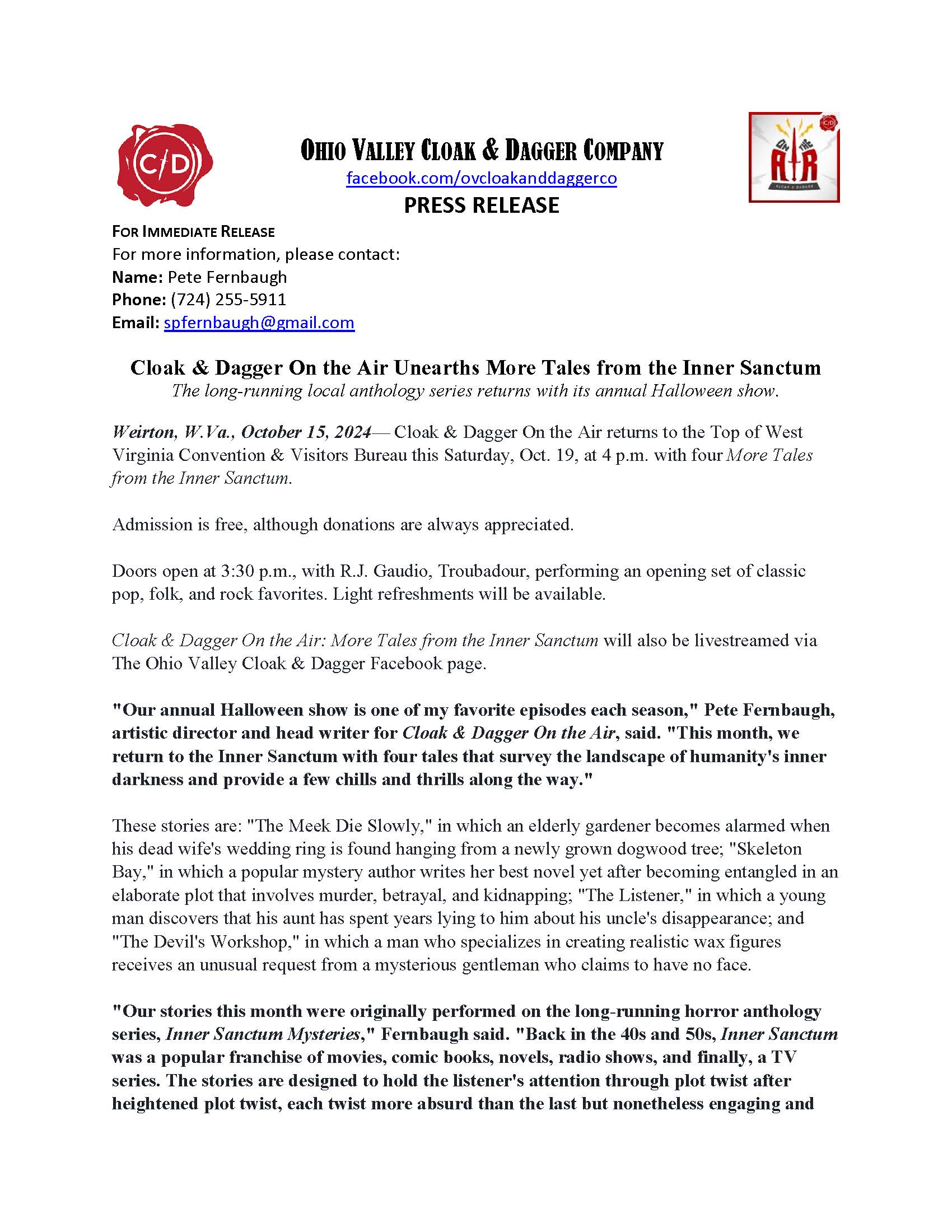 CnD More Tales from the Inner Sanctum (press release) (101924)_Page_1