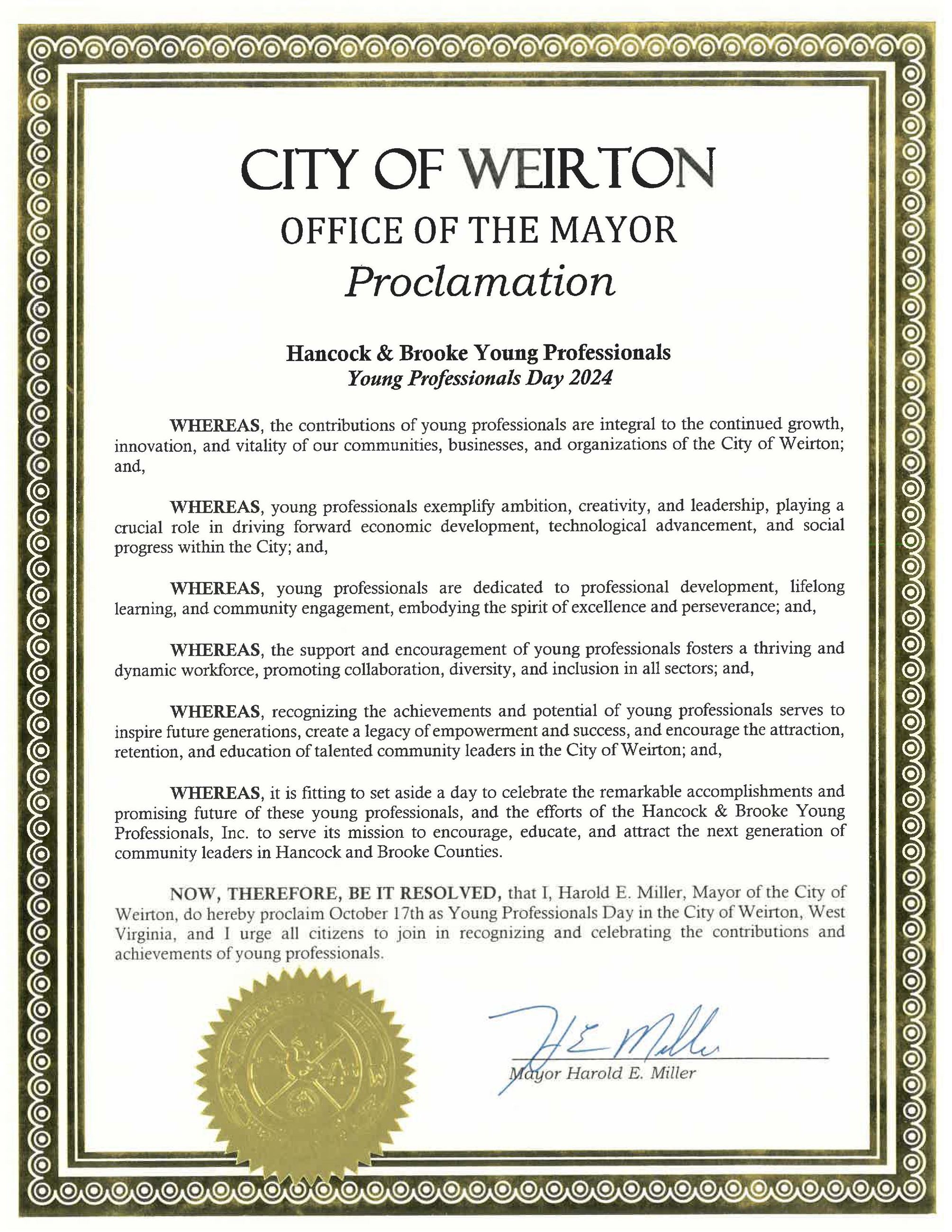 Hancock Brooke Young Professionals 2024