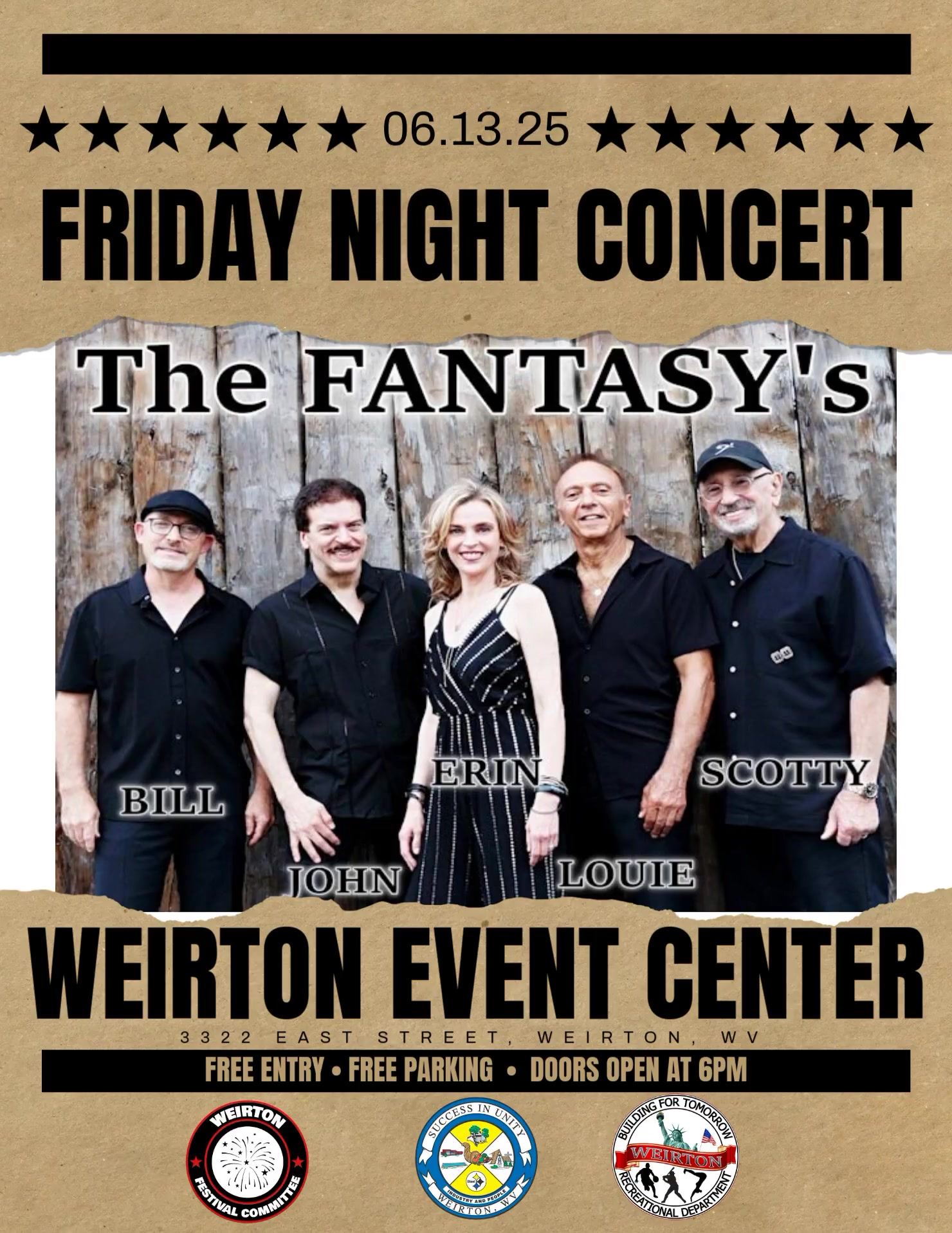 INDIE ROCK FESTIVAL FLYER -block